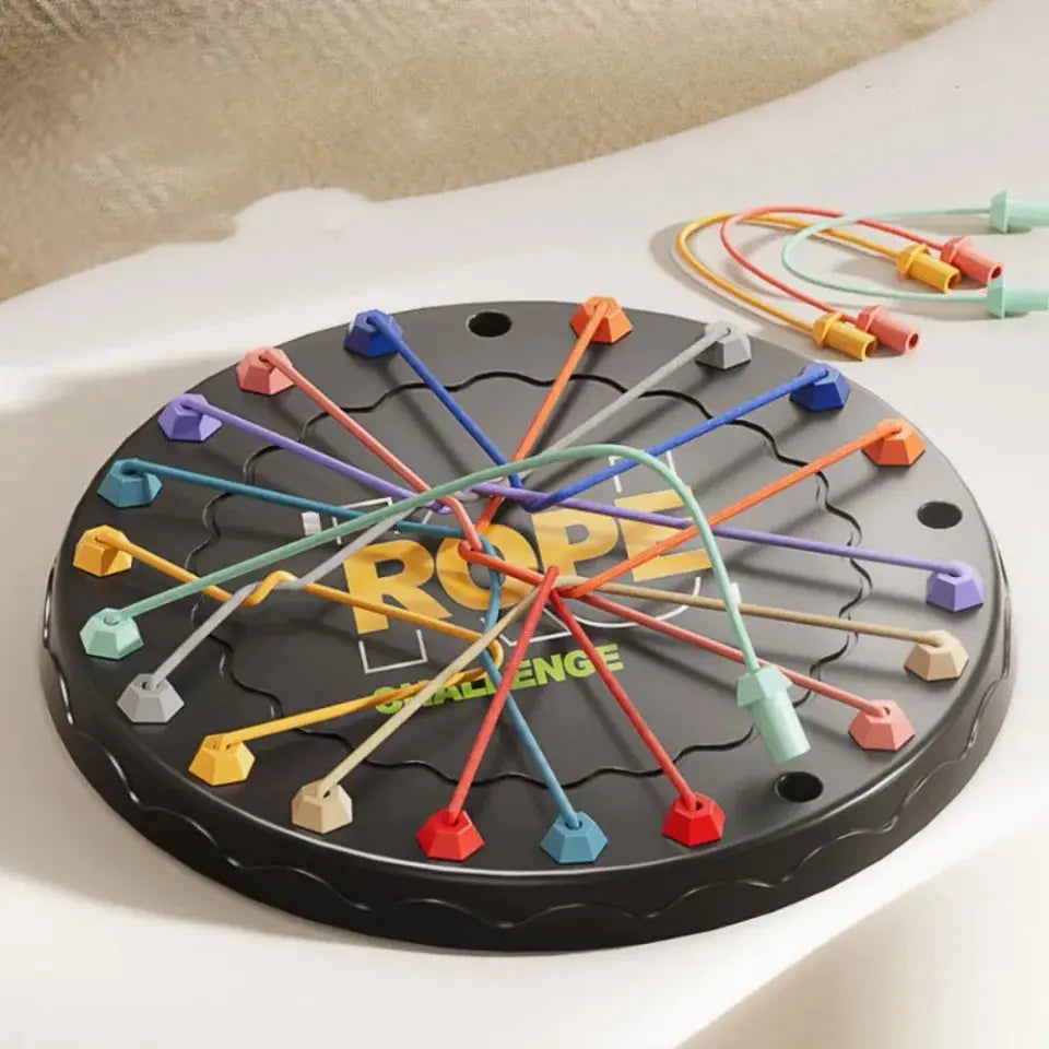 Logic Puzzle Rope Game – Enhances Concentration & Agility for Every Age