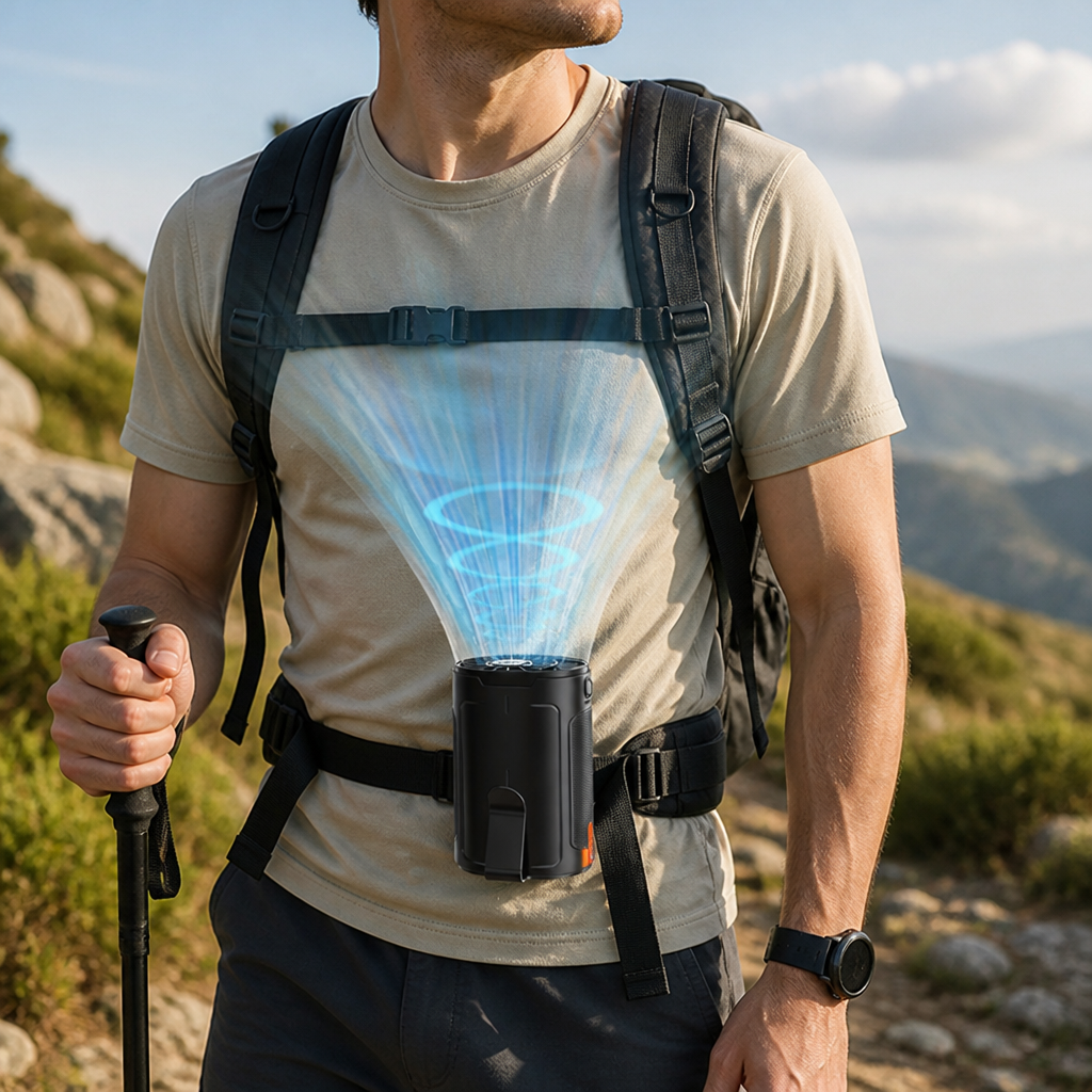 Rechargeable Hands-Free Neck Fan (Up to 25H Runtime)