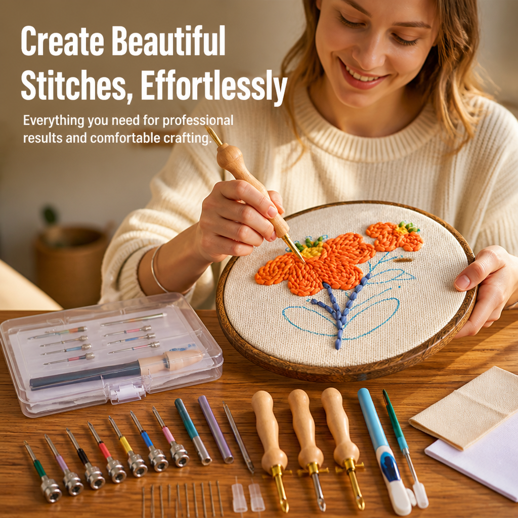 ThreadCraftr™ Precision Needle Kit — Sew Pain-Free, Create Masterpieces That Last