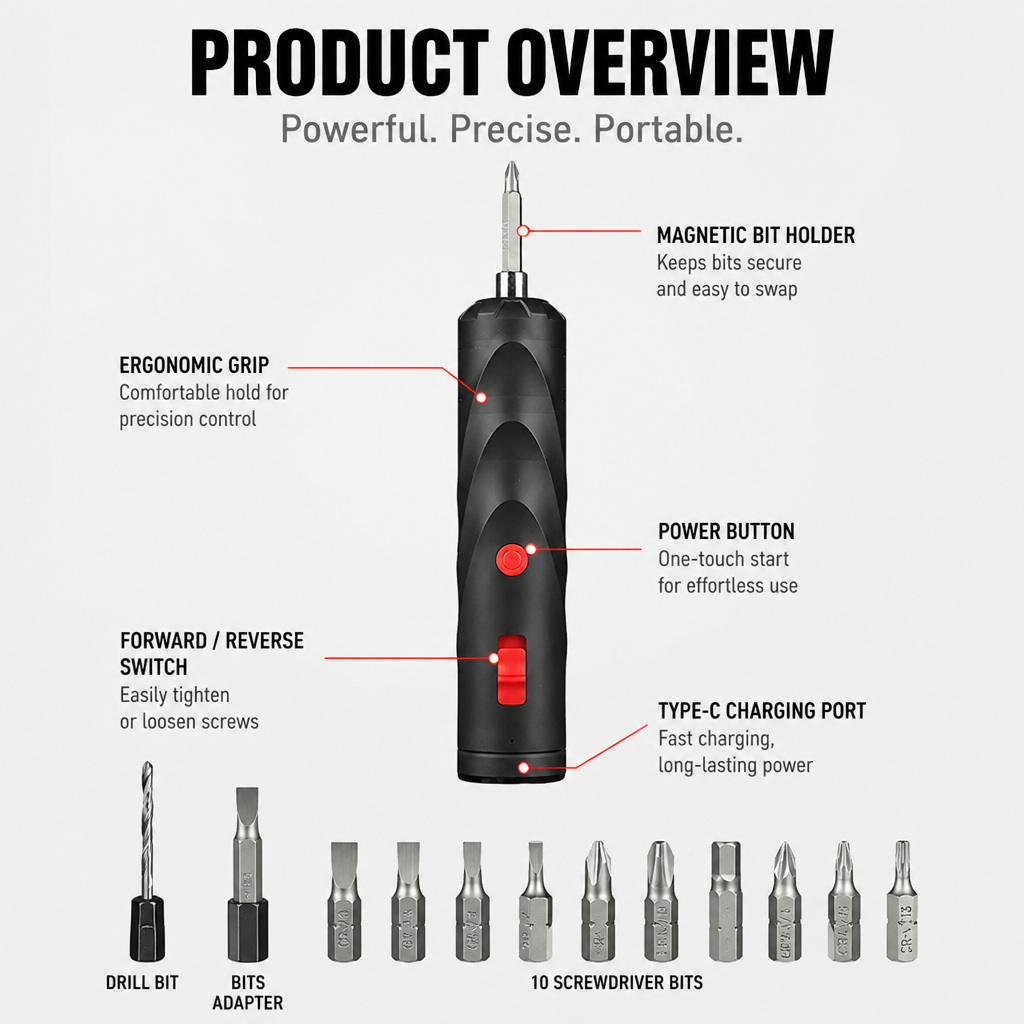 TurboTwist™ — Crush Every Screw with Lightning Speed and Effortless Control