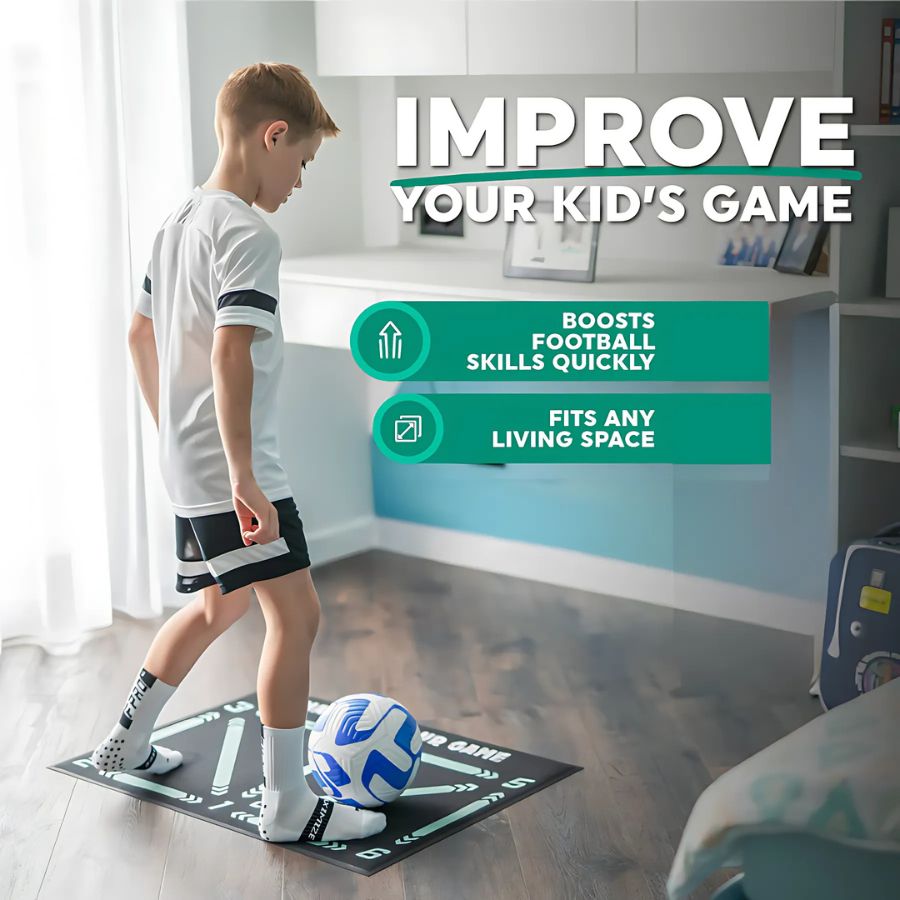 Ultimate Soccer Skill Development Mat with Video Coaching