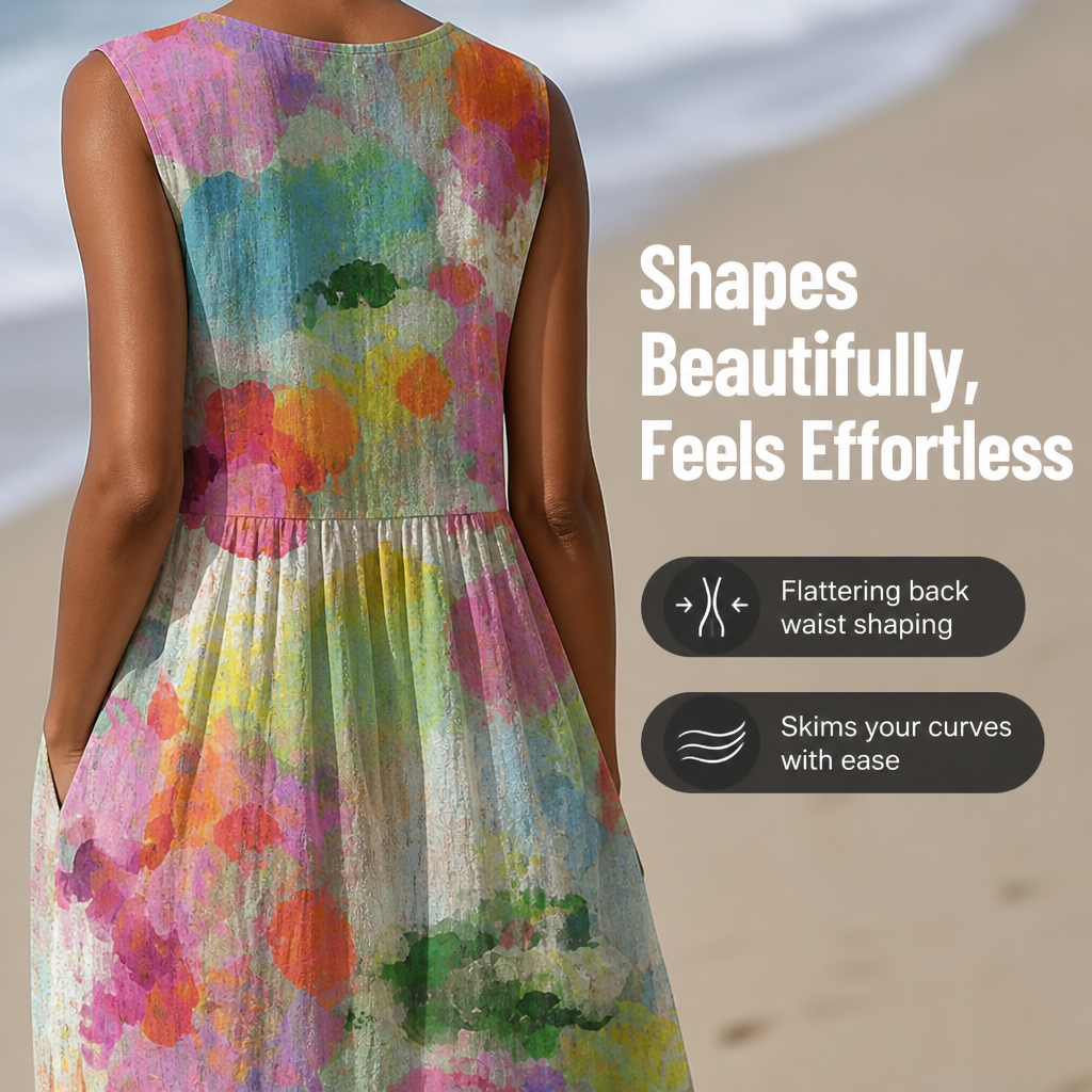 VivaLuna™ Color Splash Dress — Ignite Your Confidence with Every Breath of Color