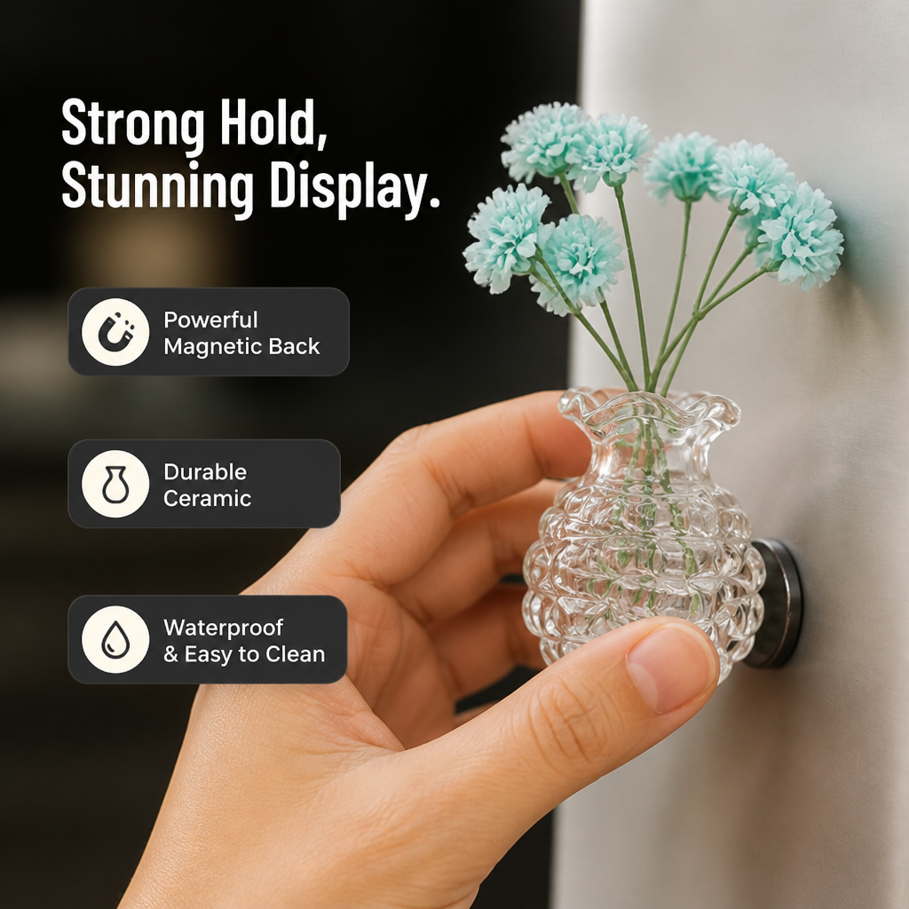 FloraMagna™ — Transform Your Fridge Into a Stunning Gallery of Joy and Order