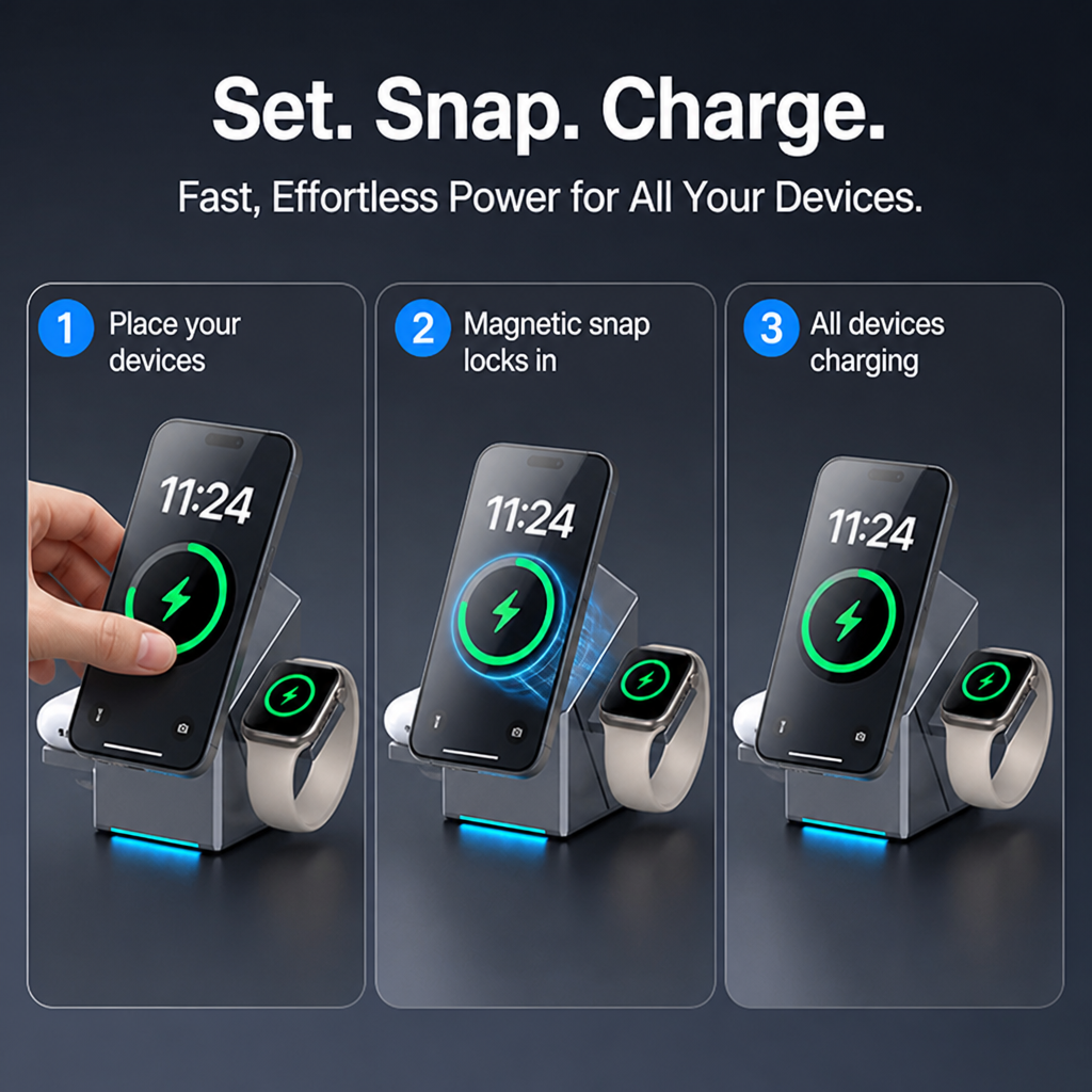 VoltaraSync™ — Power Every Device Fast and Hassle-Free, Wherever Life Takes You