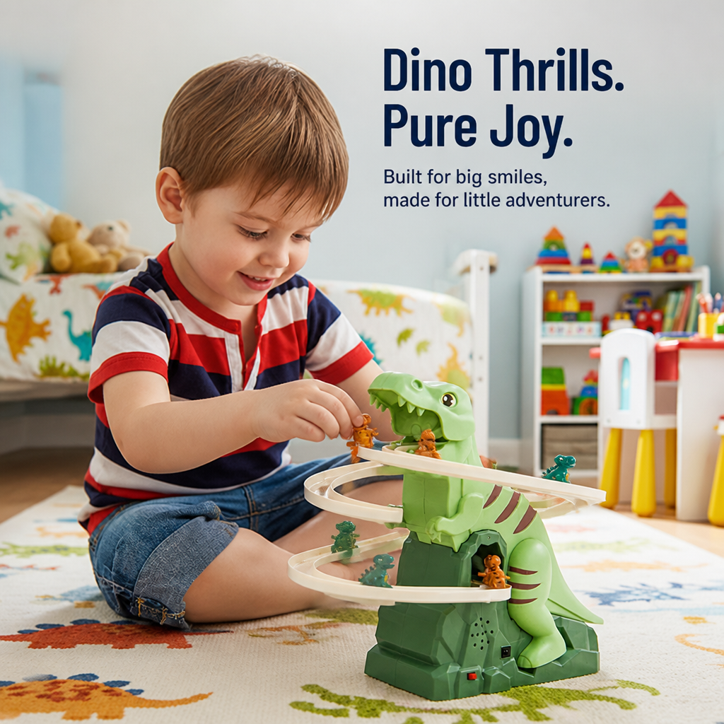 PrestoRex™ ThrillSlide — Ignite Your Child’s Confidence with Every Heart-Pounding Dino Adventure