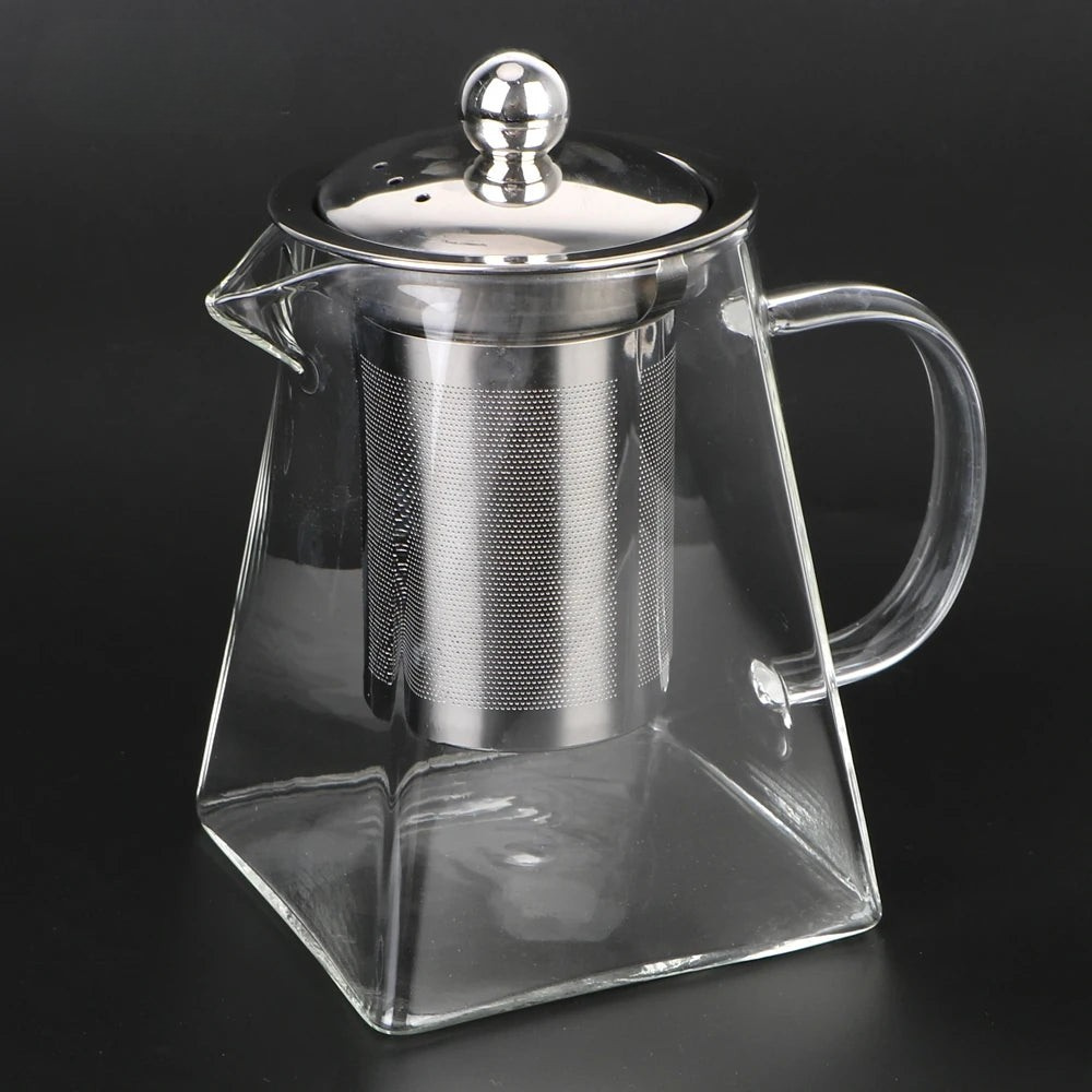 Elegant Infuser Teapot – Durable Borosilicate Glass for Loose Leaf Tea