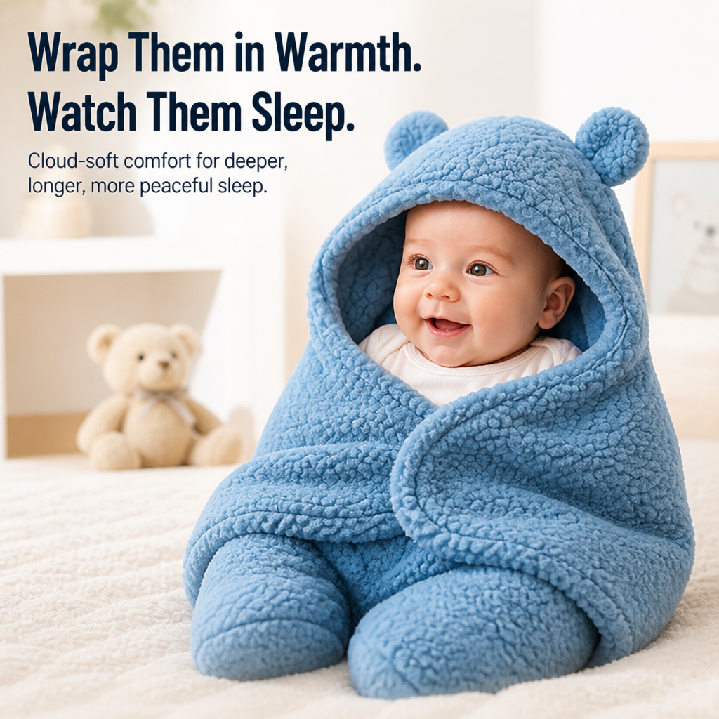SnuggleNest™ — Wrap Your Baby in Tender Warmth for Deep, Peaceful Sleep