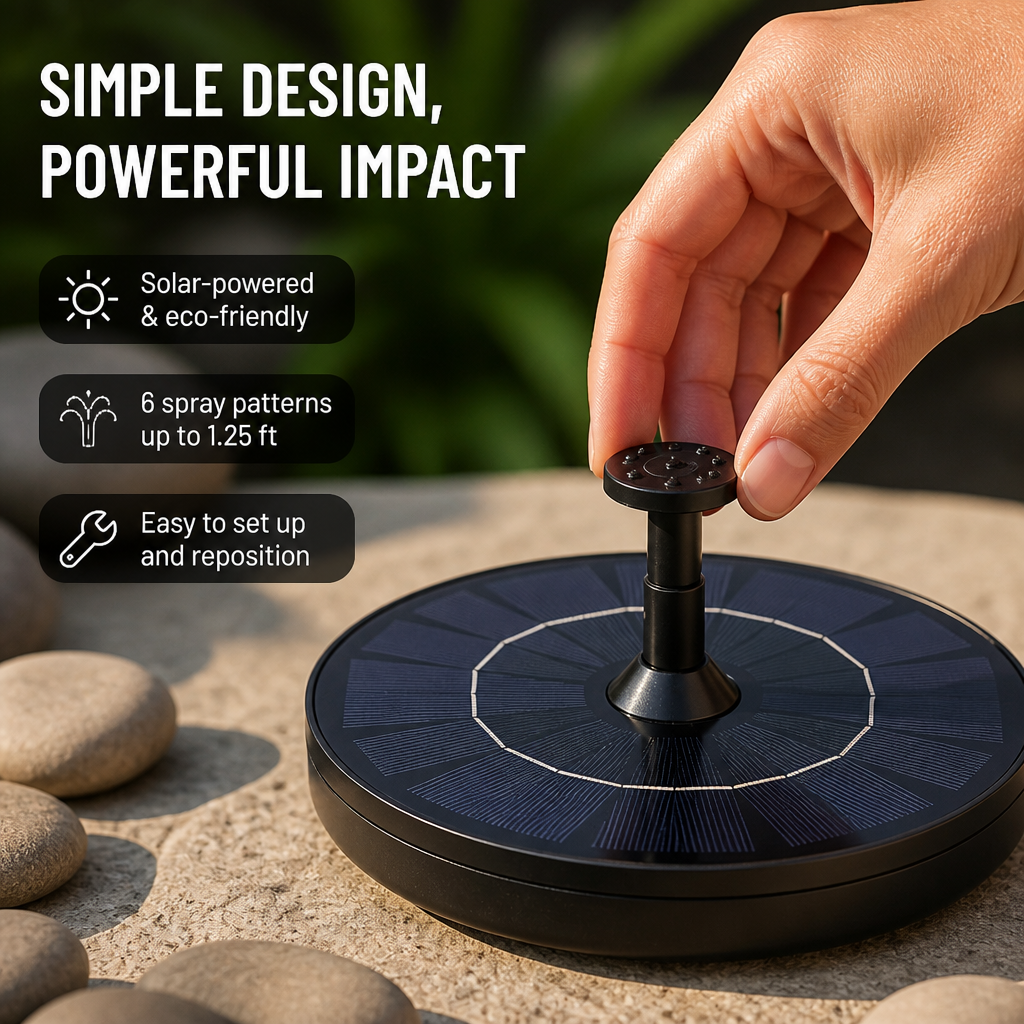 LuminaFlow™ — Transform Your Garden into a Sunlit Oasis of Peace and Birdsong