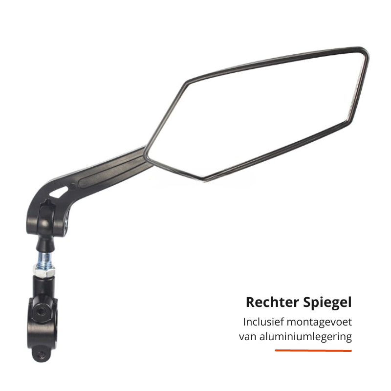 Universal Handlebar Mounted 360° Rearview Mirror for Bicycles, Left & Right