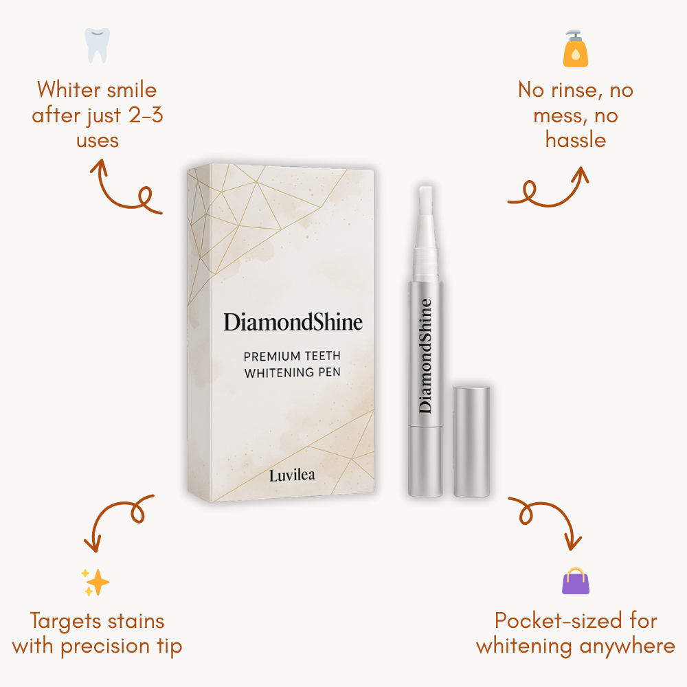 DiamondShine™ Whitening Pen — Unleash a Radiant Smile That Commands Attention Instantly
