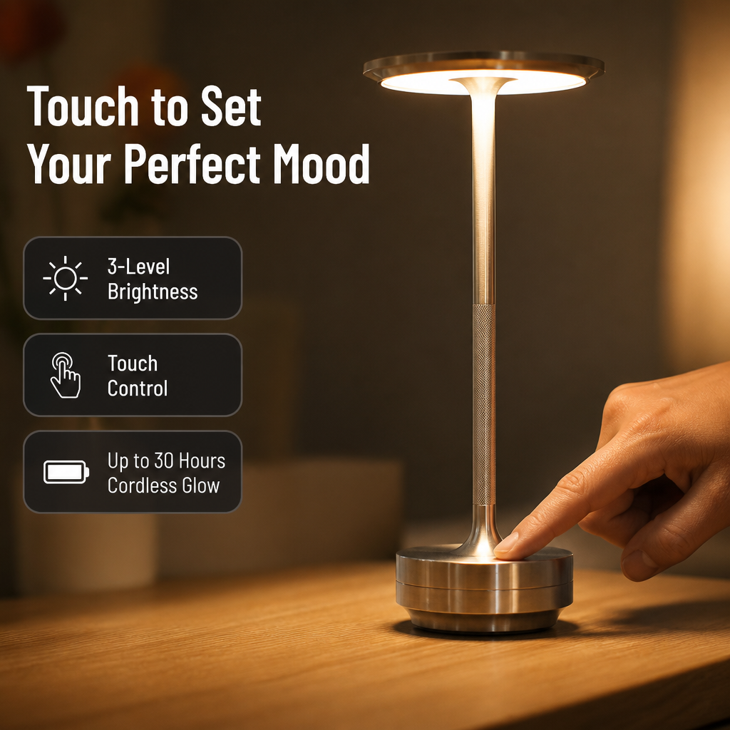 LumaEase™ — Wrap Your World in Instant Calm and Cordless Luxury