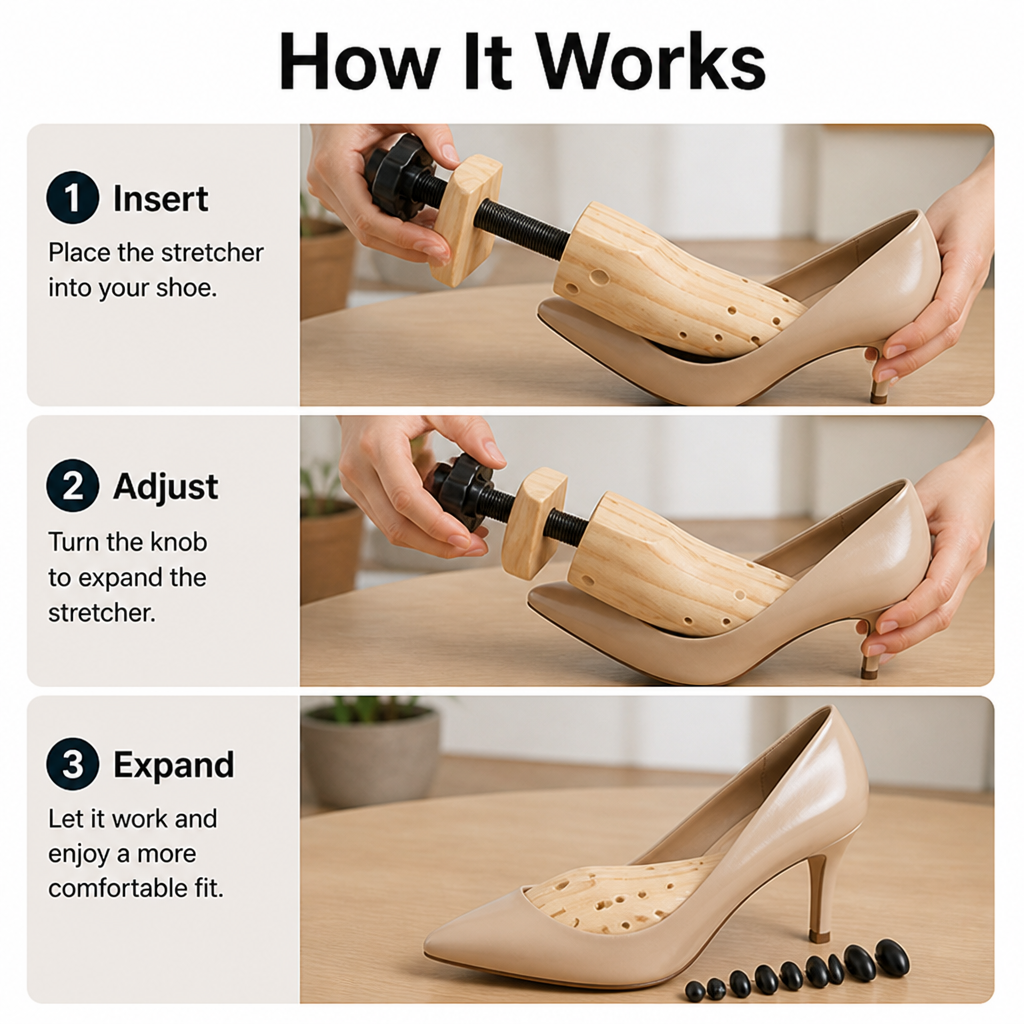 StrideEase™ — Transform Tight Shoes into All-Day Blissful Comfort