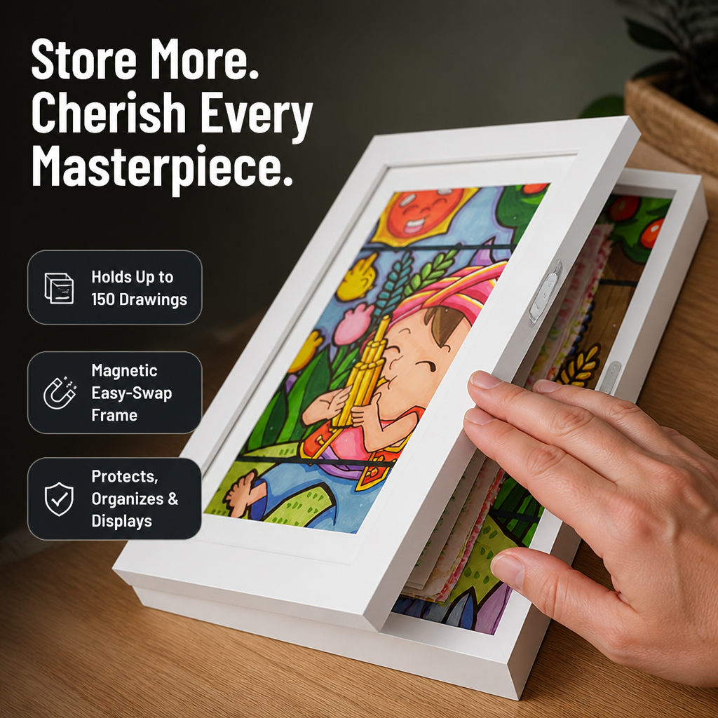CanvasNest™ — Transform Chaos into a Proud Gallery of Priceless Childhood Moments