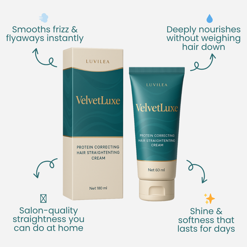 VelvetLuxe™ Keratin Cream — Instantly Tame Frizz for Hair You’ll Love to Touch