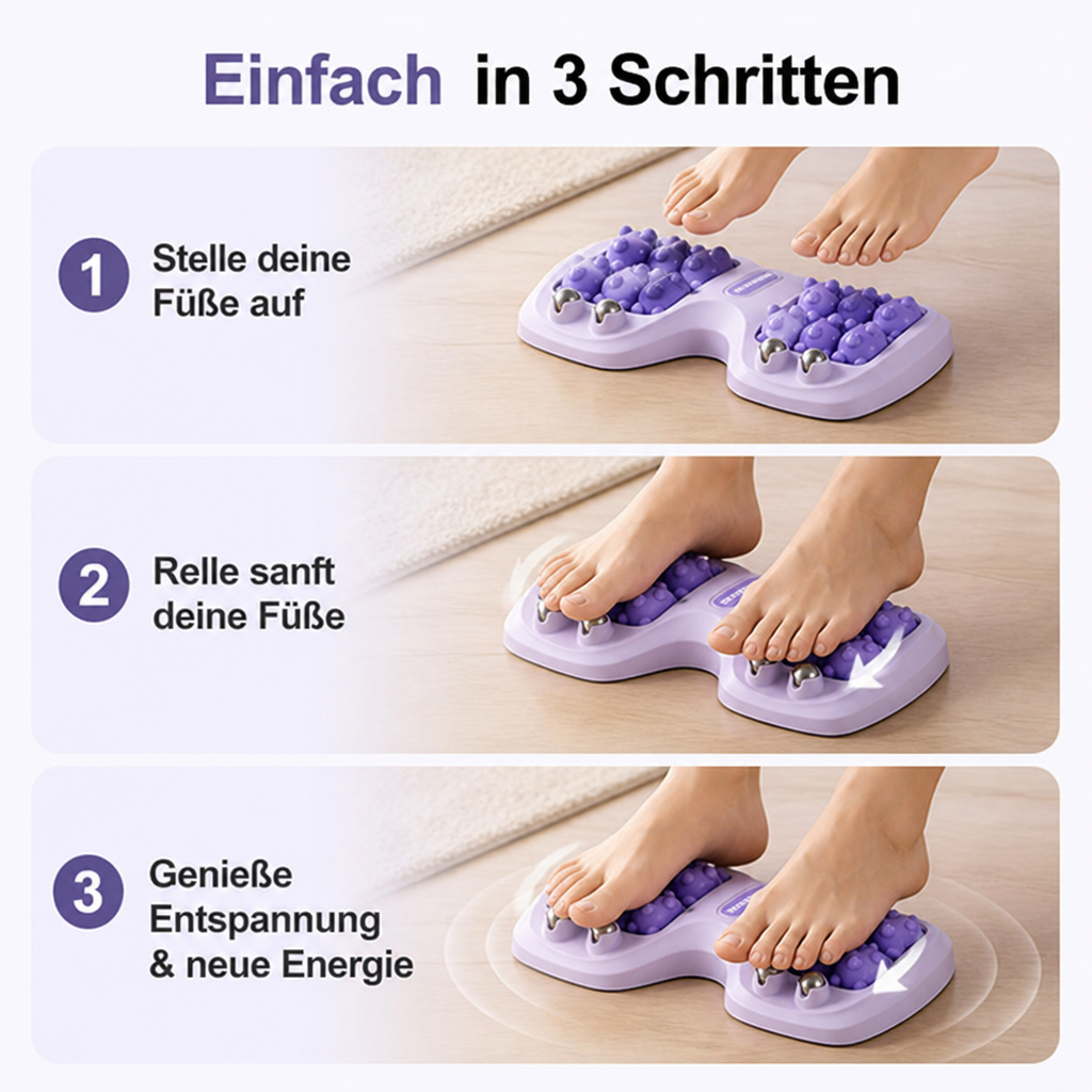 PulseEase™ Dual Roller — Wake Up Tired Feet with Instant Energizing Relief