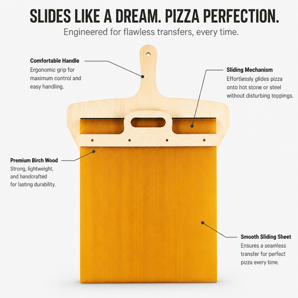 SliceSwerve™ — Glide Your Pizza Like a Pro with Crisp Crusts and Perfect Toppings Every Time