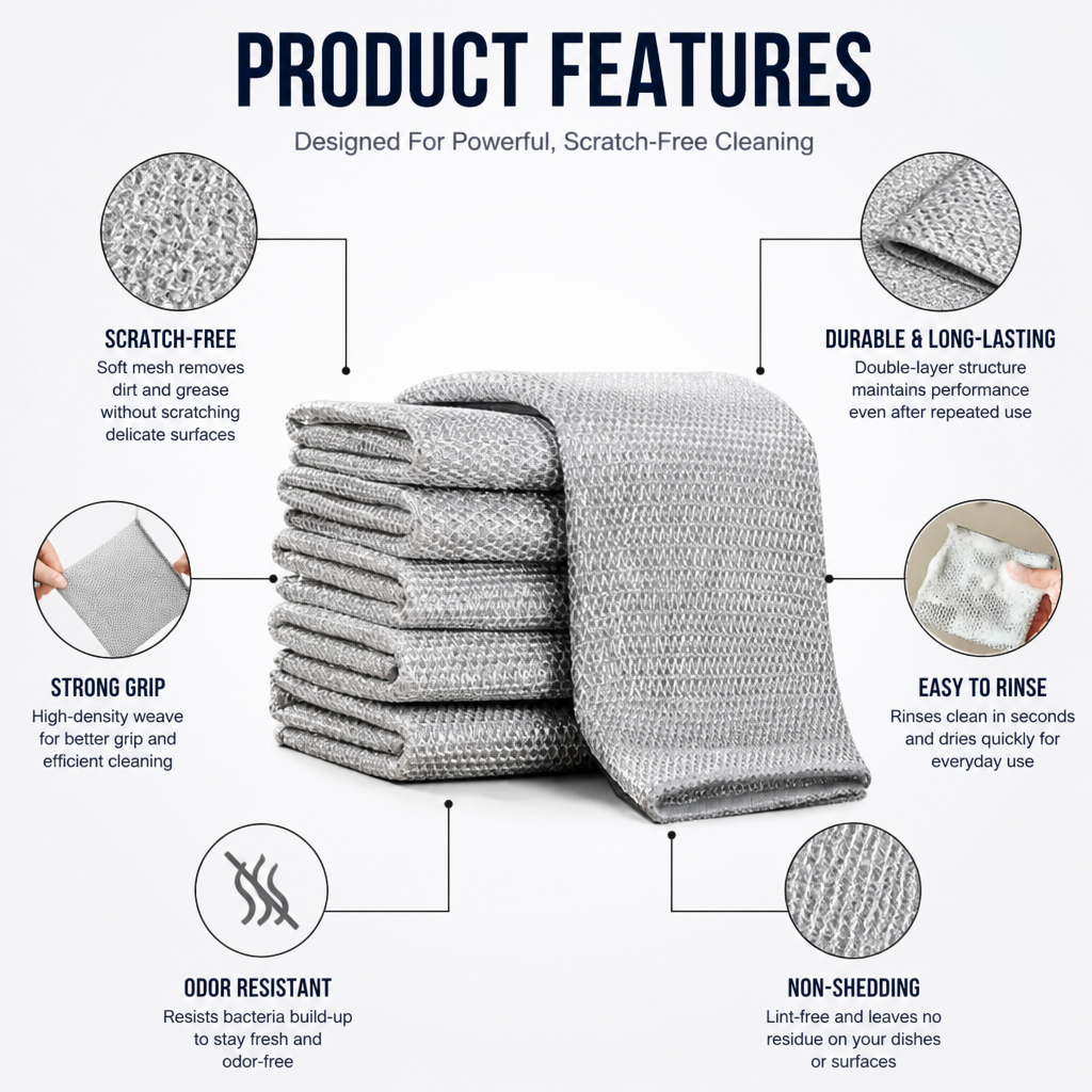 SilkaGuard™ — Clean with Confidence, Protect Every Surface from Scratches and Smells