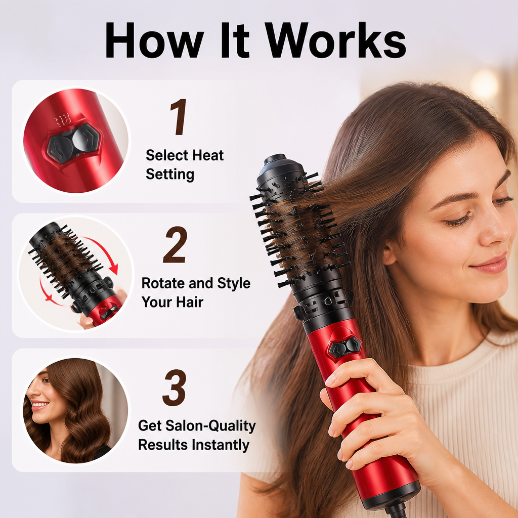 HydraCurl™ — Effortless Salon-Quality Volume and Shine That Make You Glow
