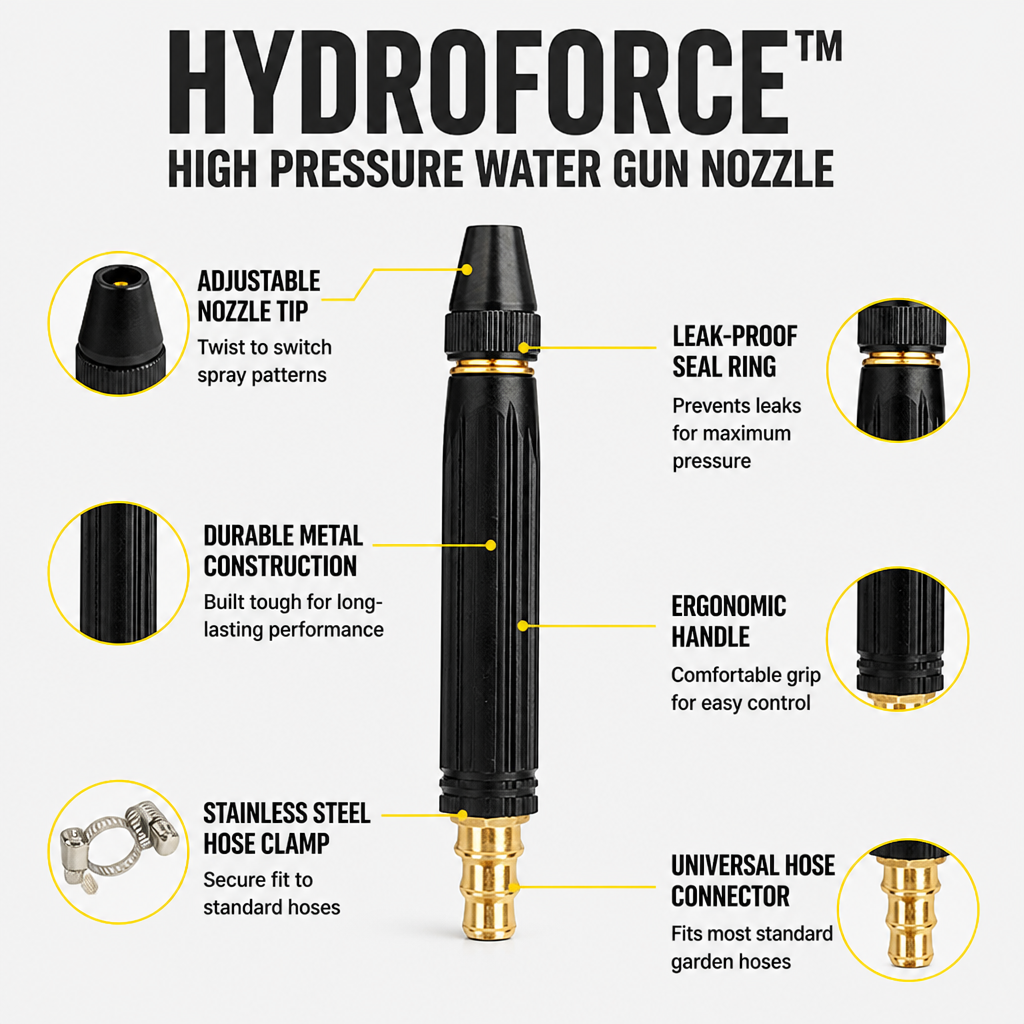 HydroForce™ — Unleash Jaw-Dropping Power That Makes Cleaning a Quick, Thrilling Win