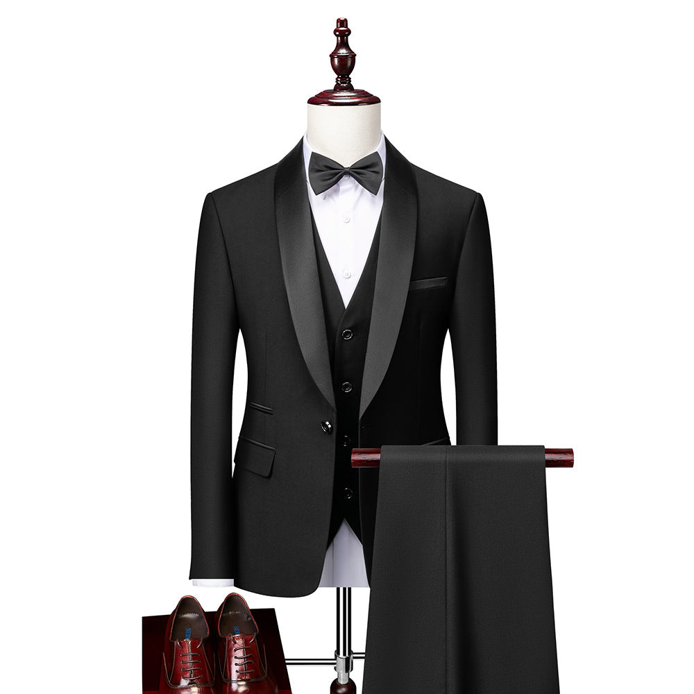 Men's Tailored Three-Piece Suit | Modern Slim Fit