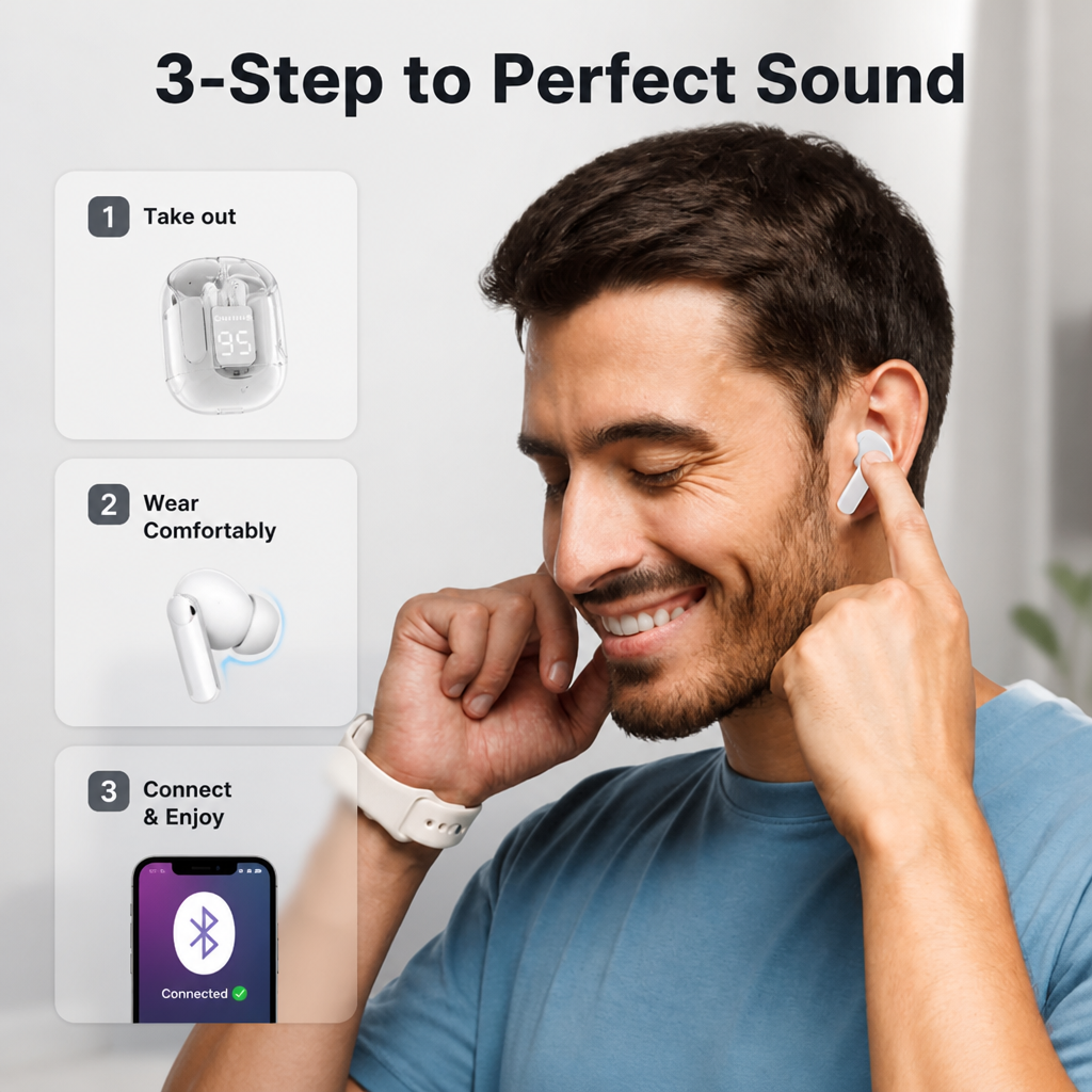 VystaTune™ — Lose Yourself in Crystal-Clear Sound and Unmatched Comfort All Day Long