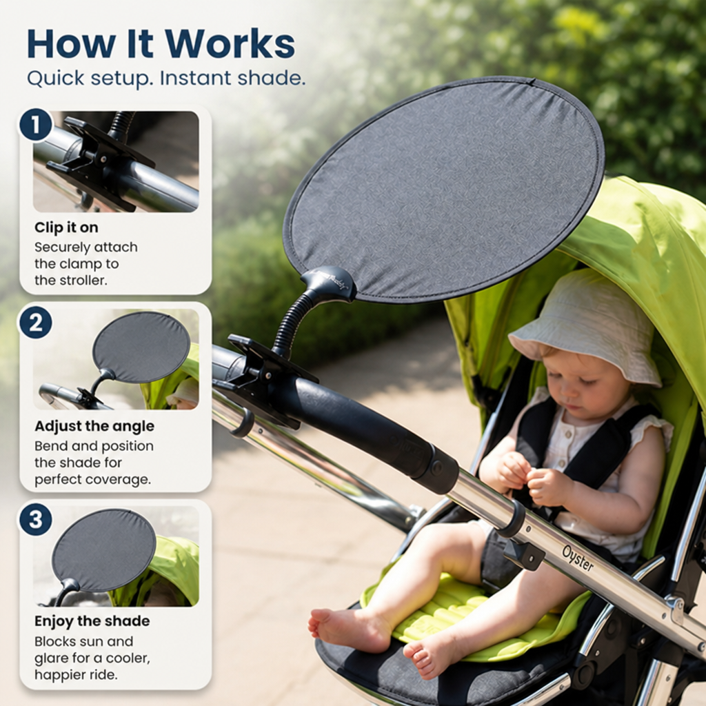 TitanShade™ — Instantly Create a Cool, Calm Haven Your Baby Will Love