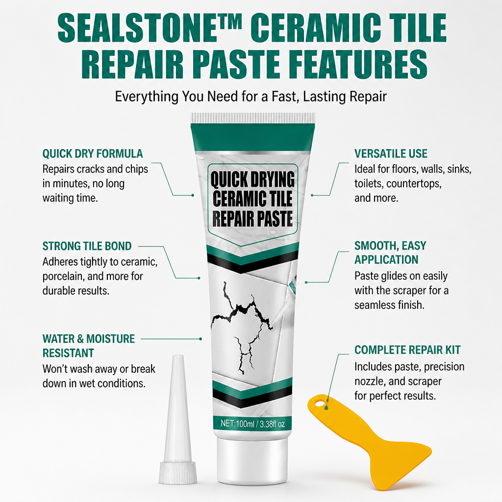 SealStone™ — Restore Flawless Tiles Fast and Feel Proud Every Step You Take
