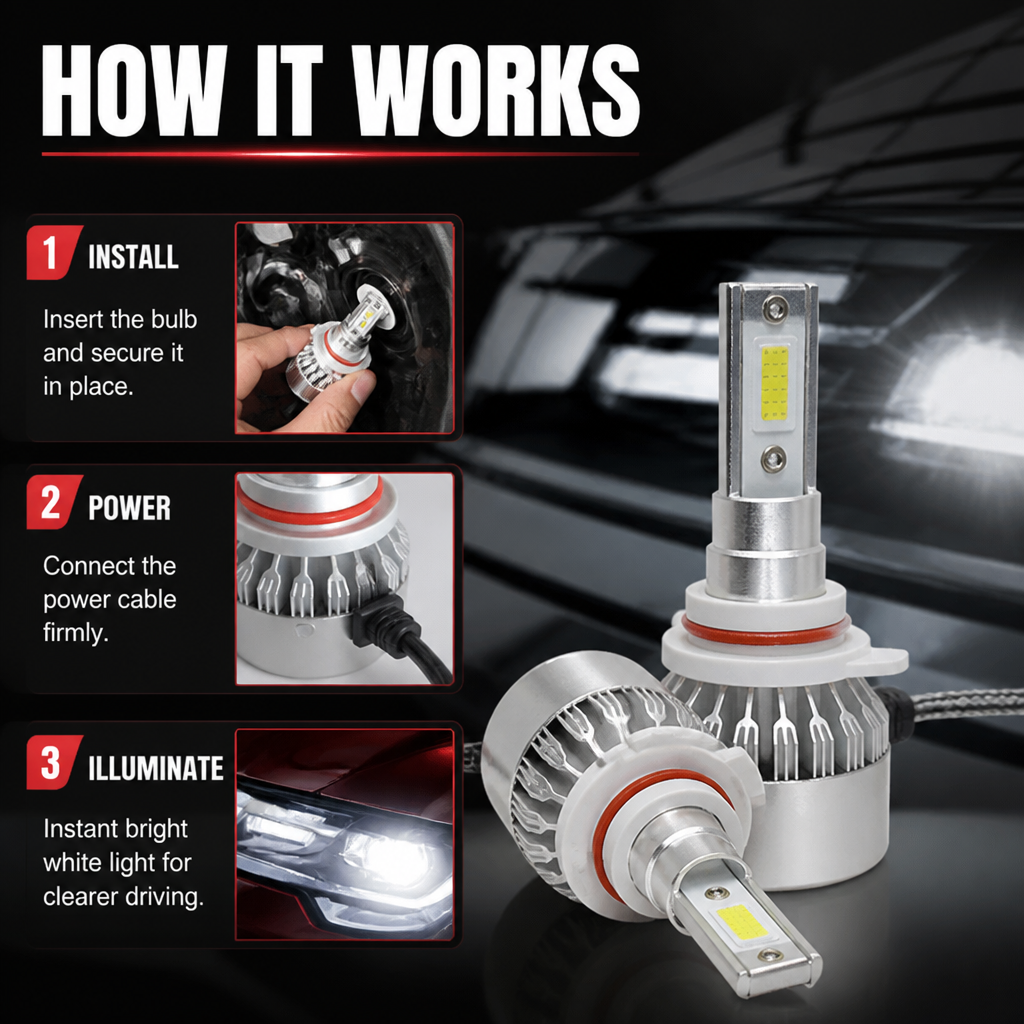 NightVisionBeam™ — Own Every Night Drive with Unstoppable, Crystal-Clear Vision