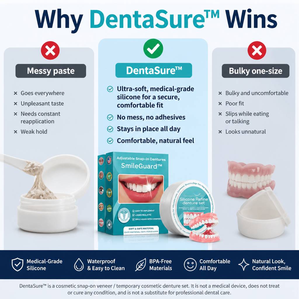 DentaSure™ — Feel Secure and Smile Boldly All Day Long