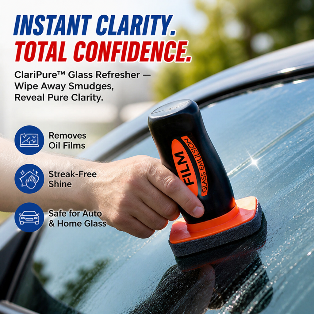 ClariPure™ Glass Refresher — Swipe Away Smudges for Instantly Stunning Clarity