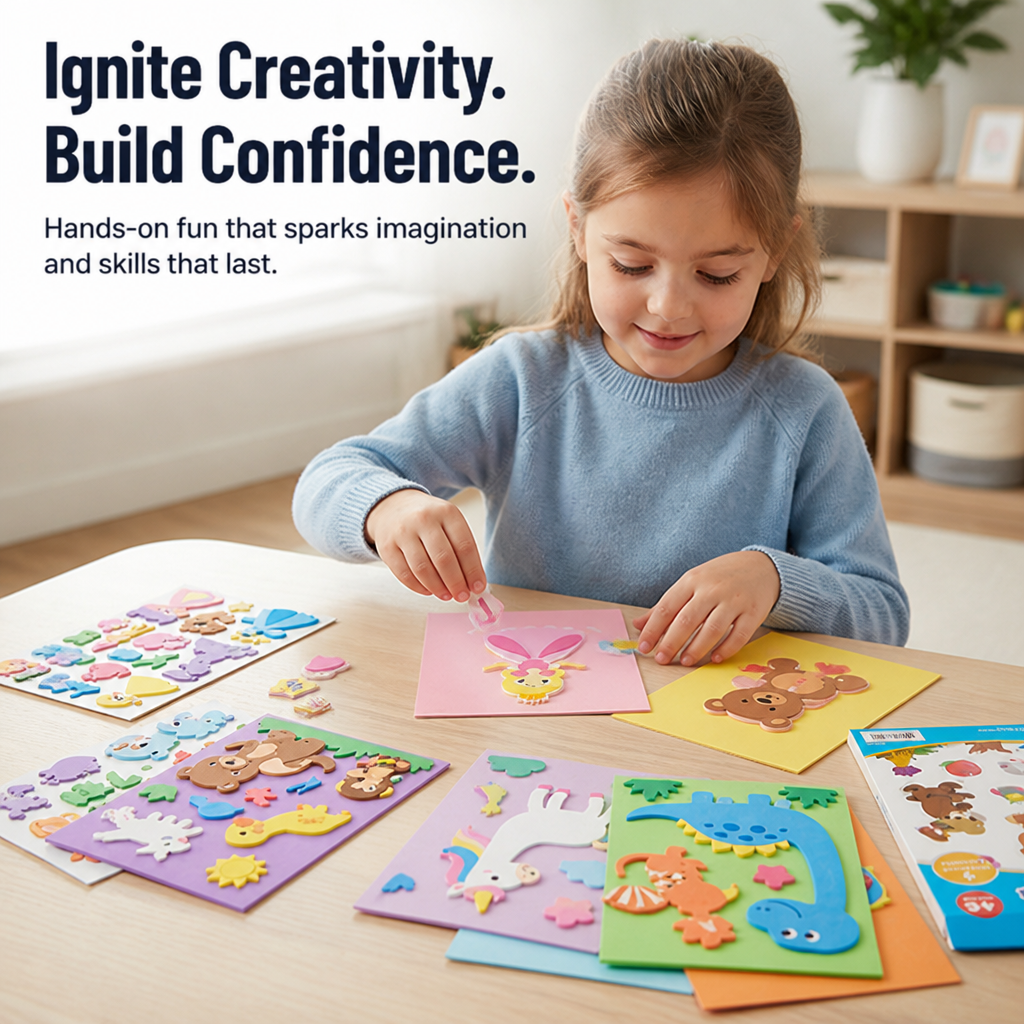 InspirePlay™ Sticker Set — Ignite Your Child’s Confidence and Unleash Endless Creativity Every Time They Play