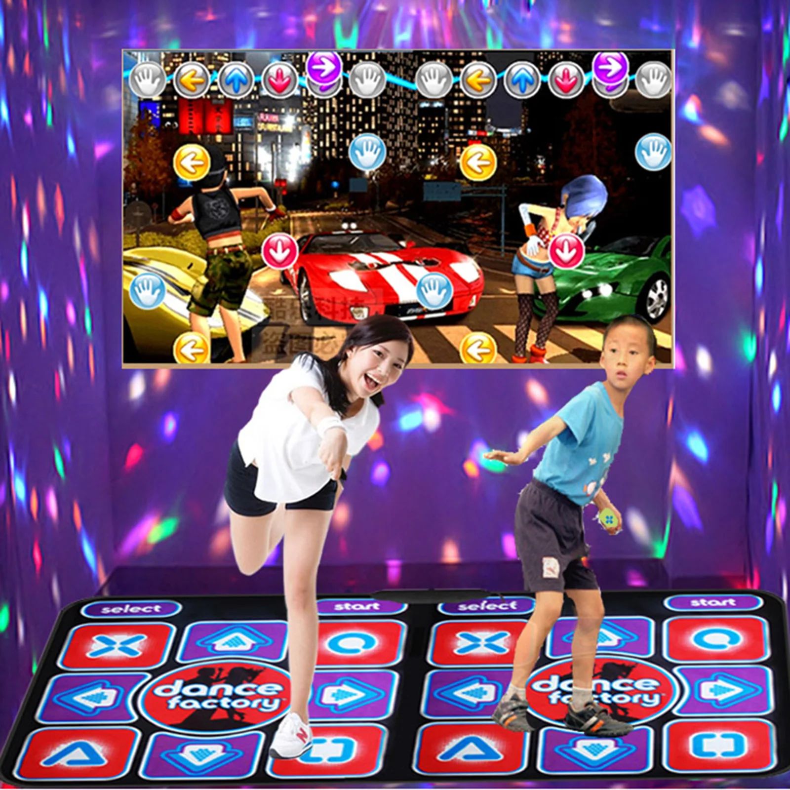 Family-Friendly Dual Dance Platform with Remote – Slip-Resistant Fun for Everyone