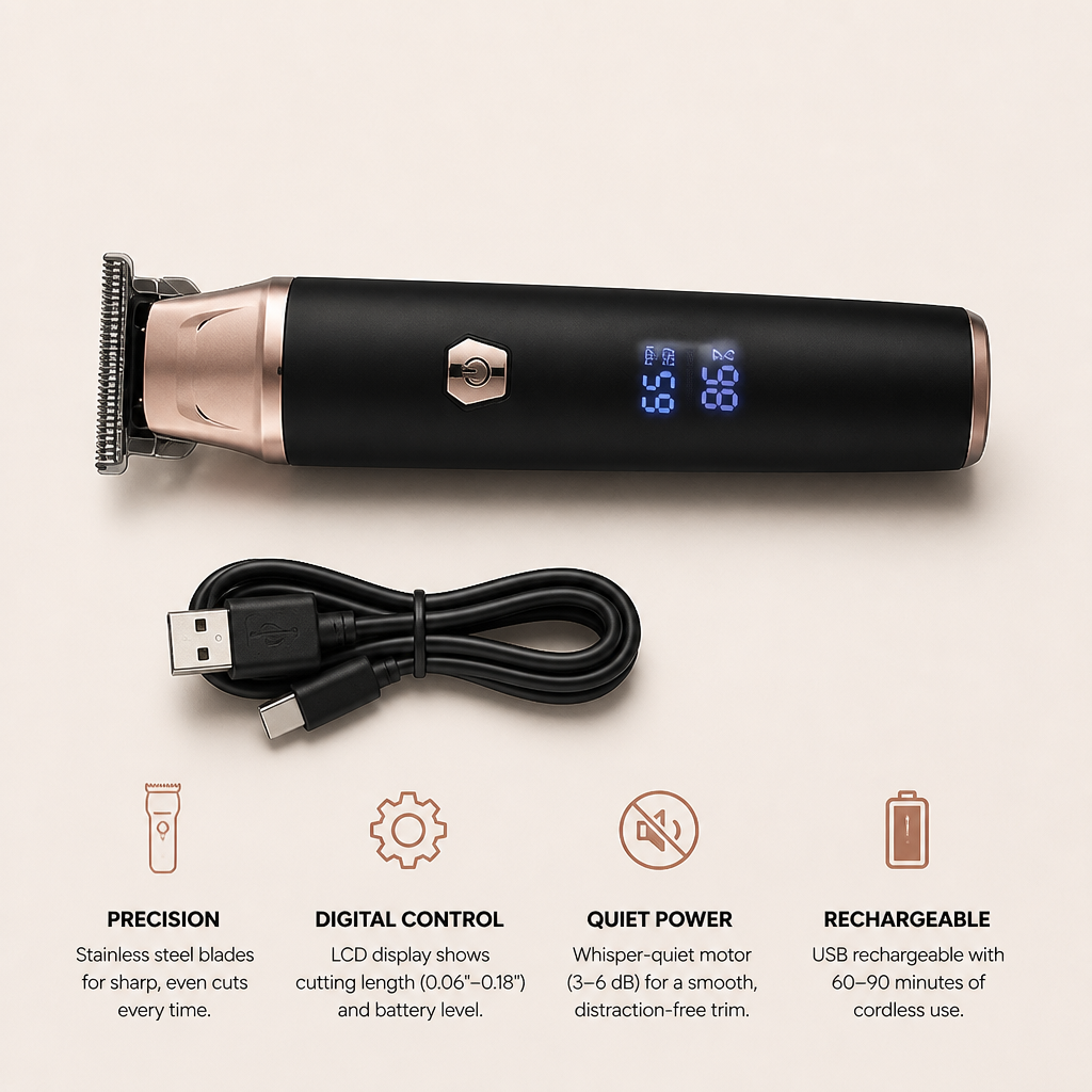 ApexTrim™ — Command Your Look with Quiet, Precise Power