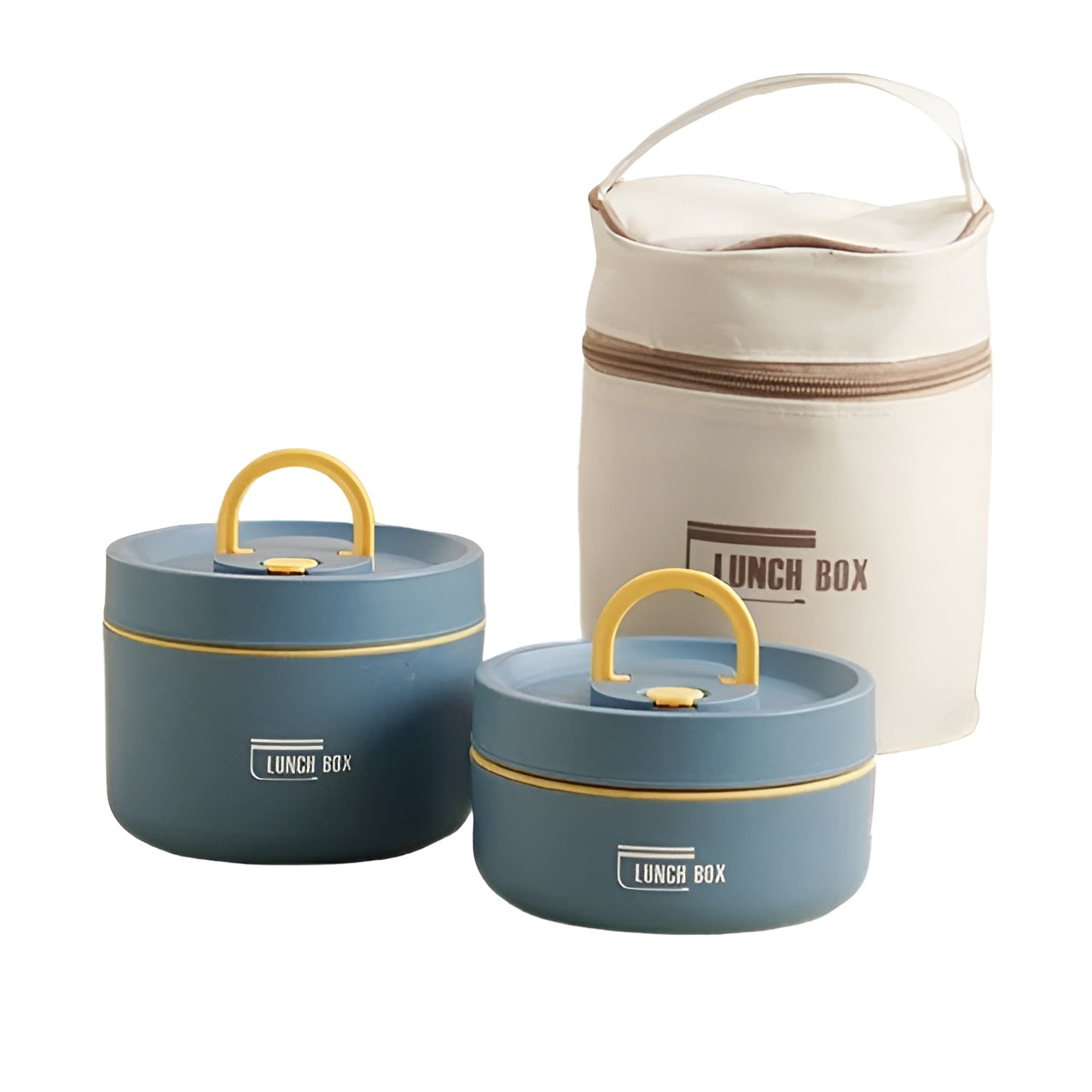 Smart Lunch Carrier with Layered Sections & Spill-Resistant Design | Comes with Stylish Tote