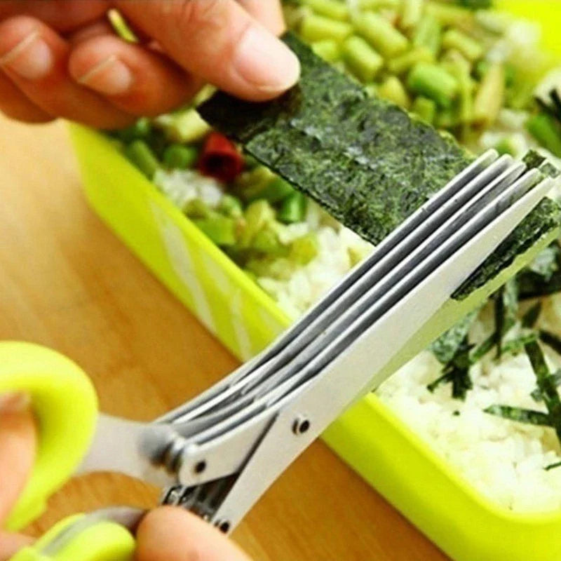 SwiftSlice™ Herb & Veggie Shears — Slice Faster, Chop Easier, Cook Happier