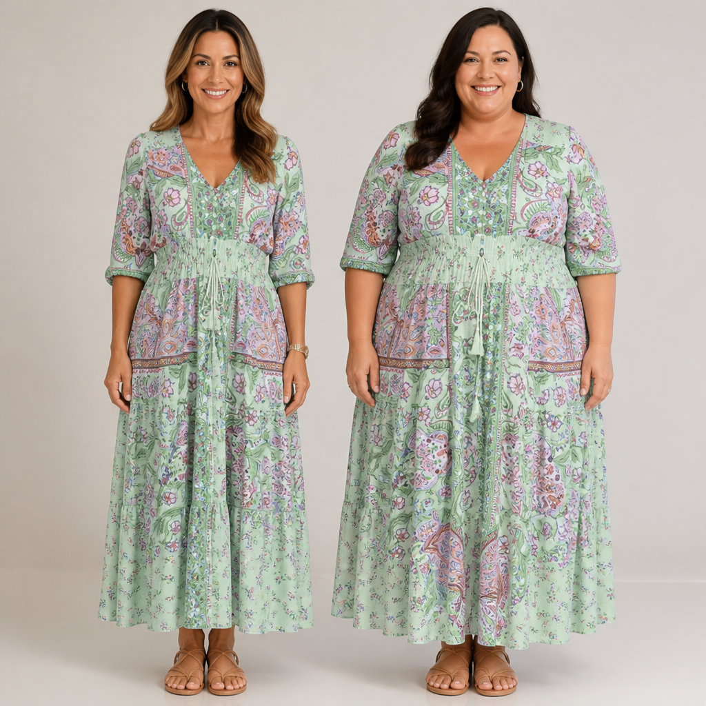 BlossomAura™ Floral Long Dress — Glide Through Life Radiating Effortless Confidence and Timeless Beauty