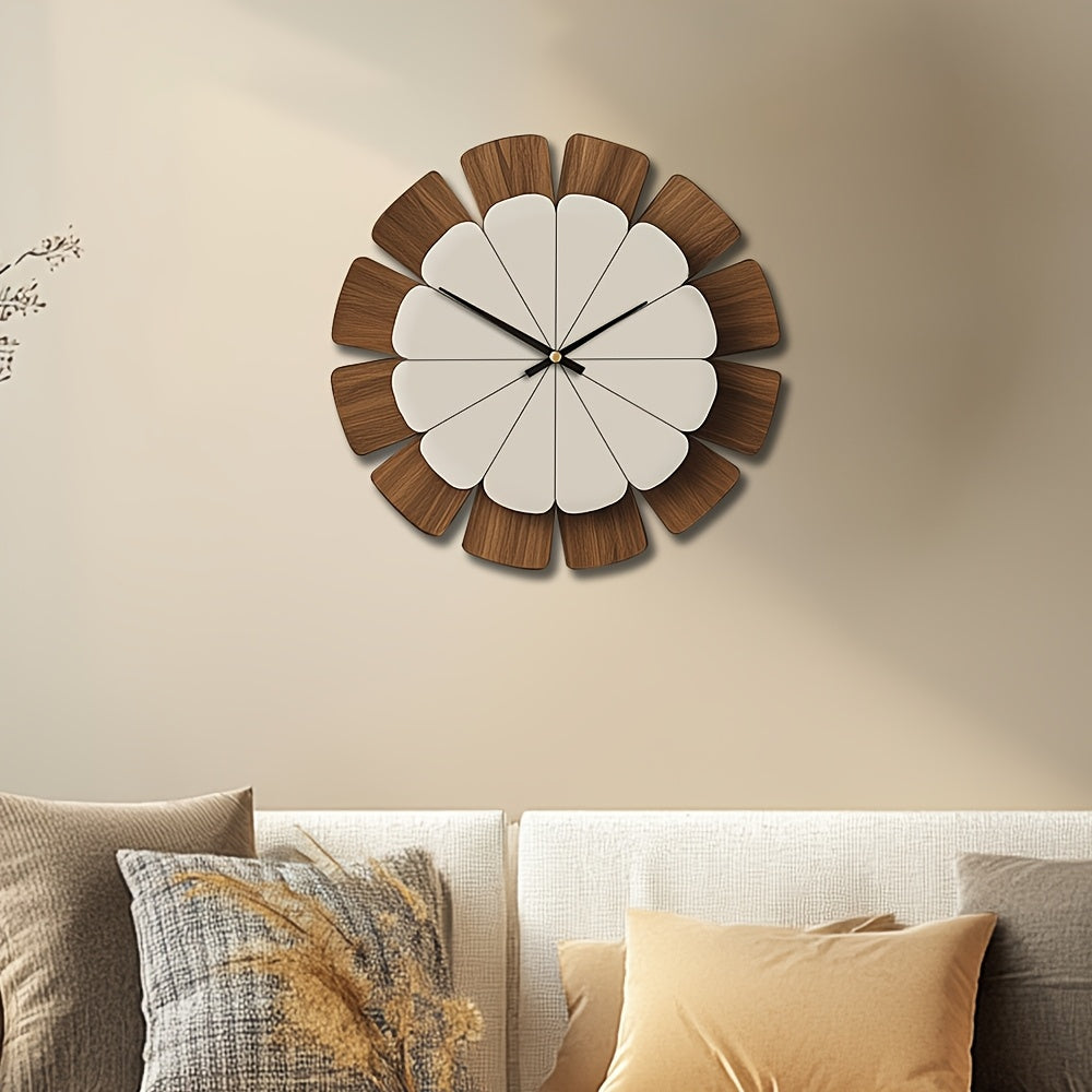 Serenity Circle – Elegant Silent Wooden Wall Clock