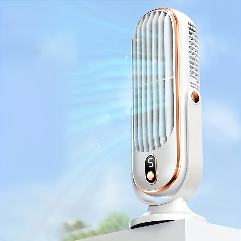Versatile Airflow Fan | Dual Motor, 720° Pivot, USB Rechargeable & Whisper Quiet for Unmatched Comfort Anywhere