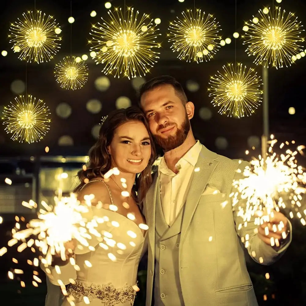 Starburst String Lights Set of 3 — Turns Your Space into a Stunning Light Display