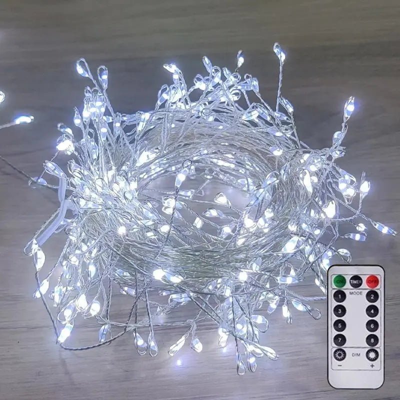 LED Holiday Tree String Lights – Vibrant & Stable Christmas Decor Illumination