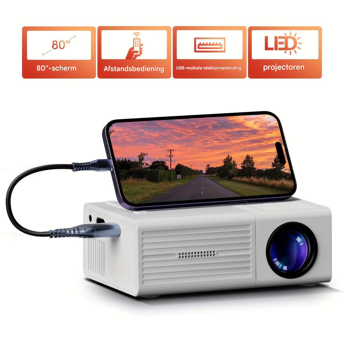 Portable Cinema Pro | 3000 Lumen Brightness | Energy Saver