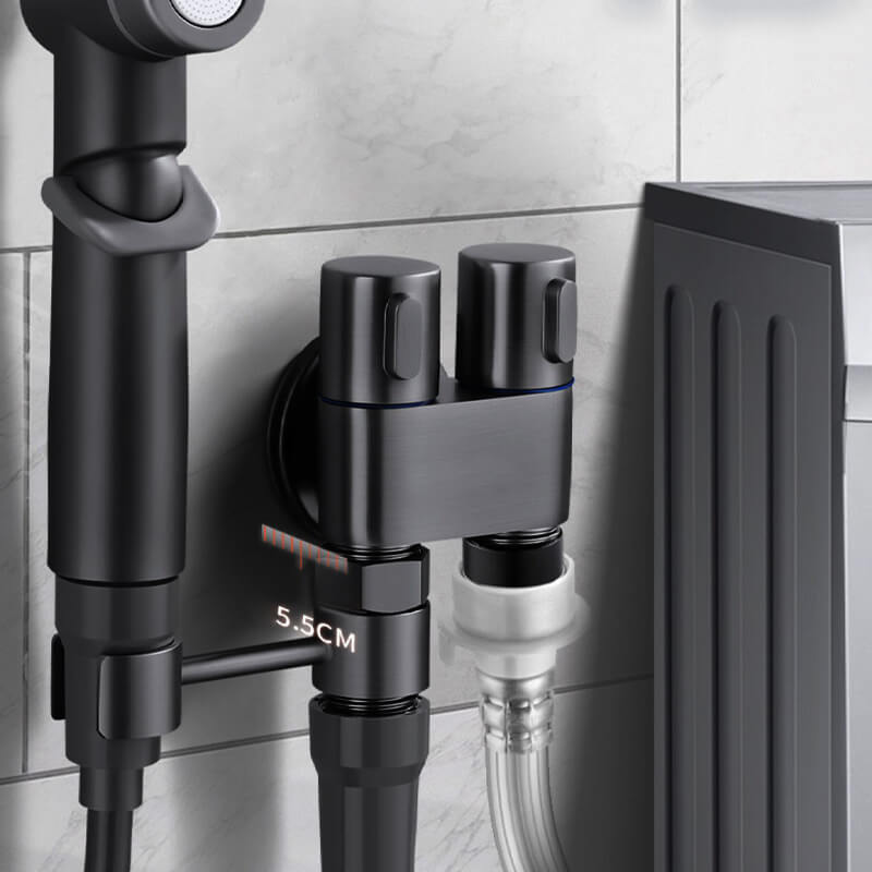 BlackStream™ Dual Control Valve — Master Your Water Flow for Ultimate Freedom and Style