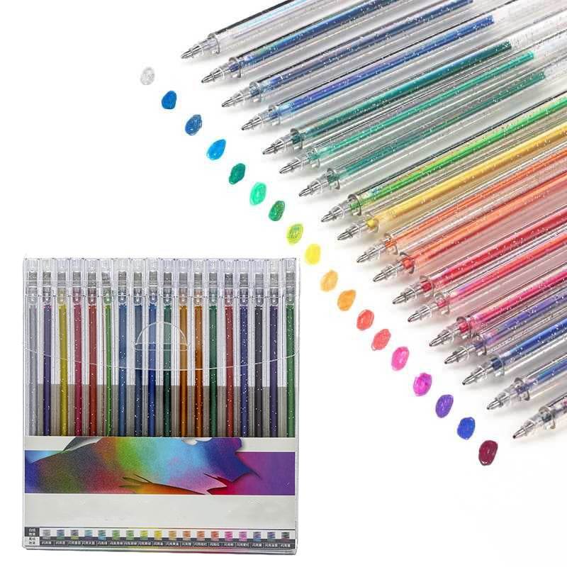 LumaFlick™ Glitter Gel Pens — Ignite Your Creativity with Smudge-Proof Sparkle That Lasts