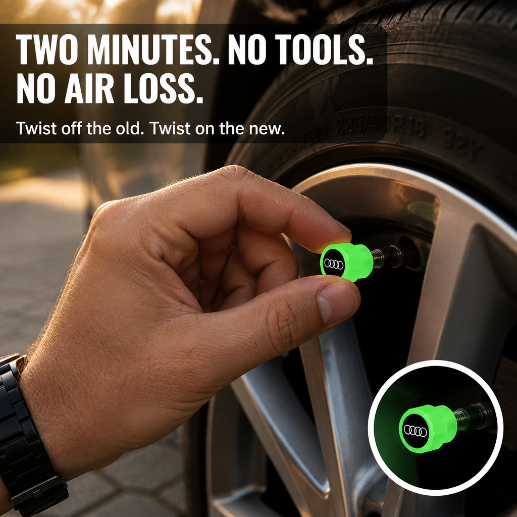 VivaDrive™ — Light Up Your Wheels With Your Car’s Precise Logo, Battery-Free