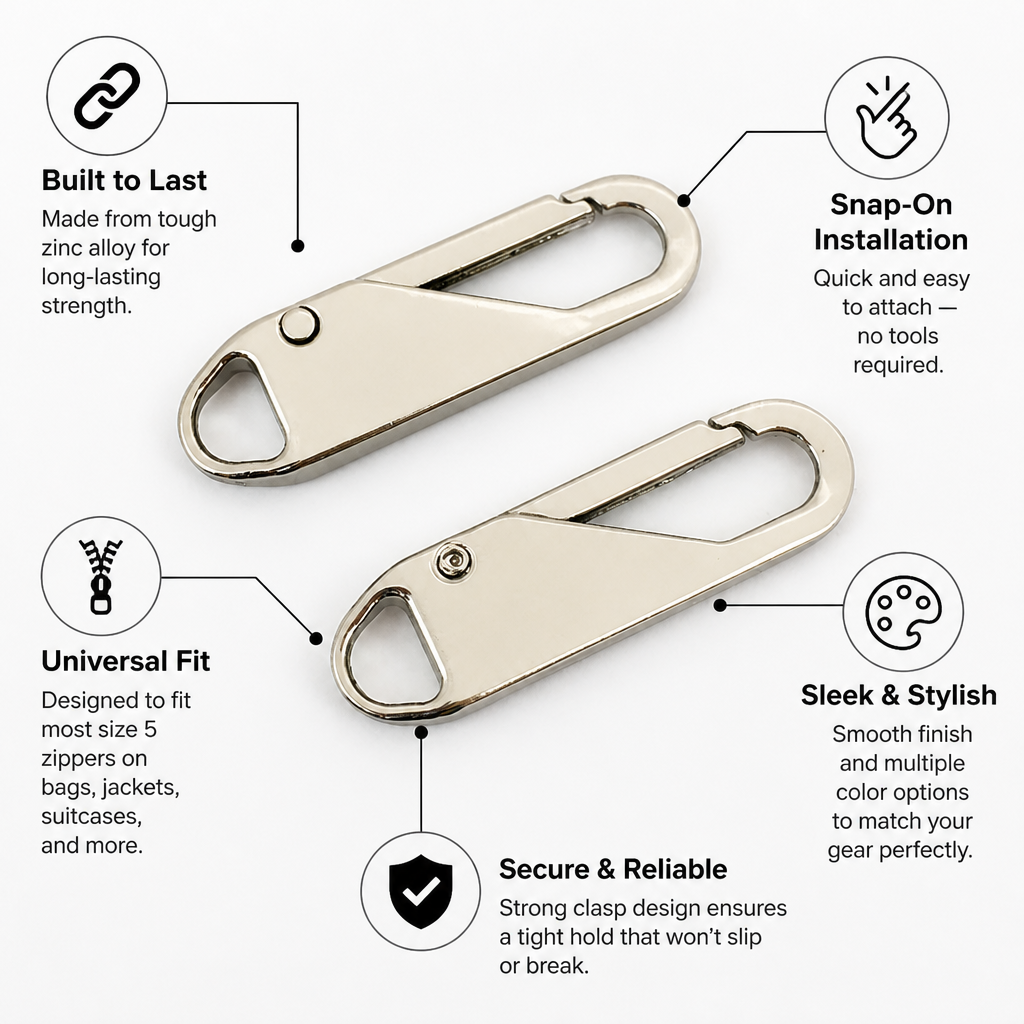 ZipSnapPro™ — Snap On Strength That Revives Every Zipper Instantly