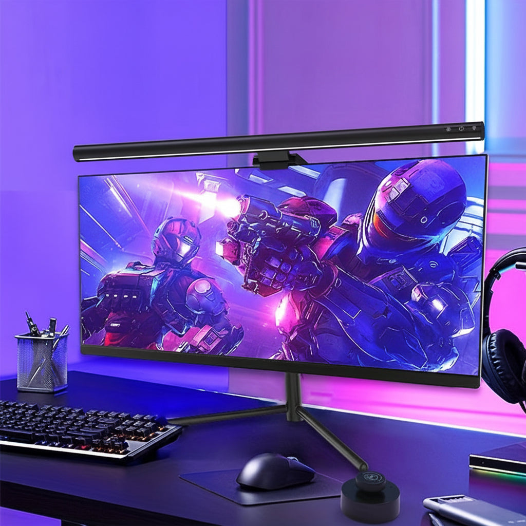 LumiBeam - Ergonomic Monitor Illumination with Health Alerts