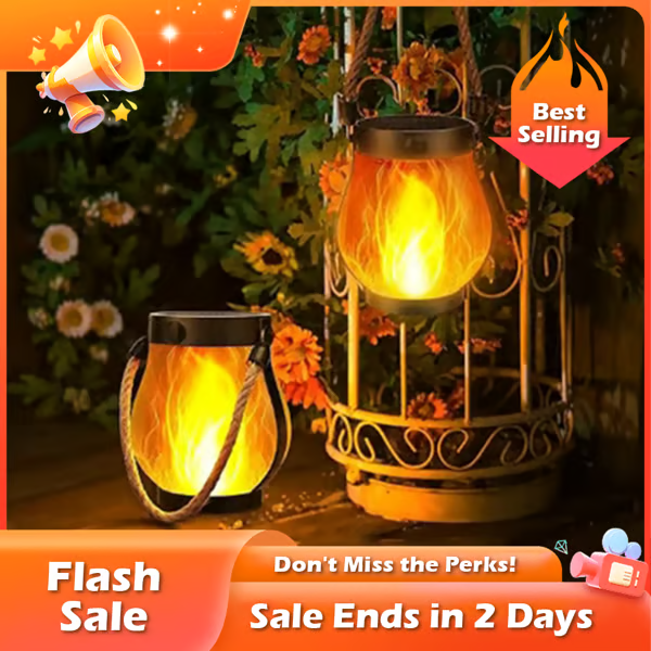 EmberLux™ — Ignite Cozy Nights with Safe, Stunning Solar Flame Glow