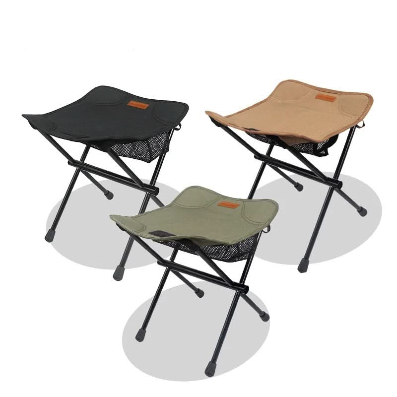 Folding Aluminum Camping Stool – Portable Outdoor Seat