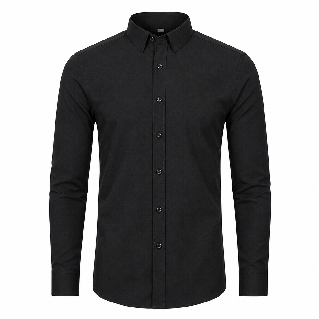 RevoStretch™ – Smooth Stretch Button-Down Shirt with Wrinkle-Resistant Silky Sheen
