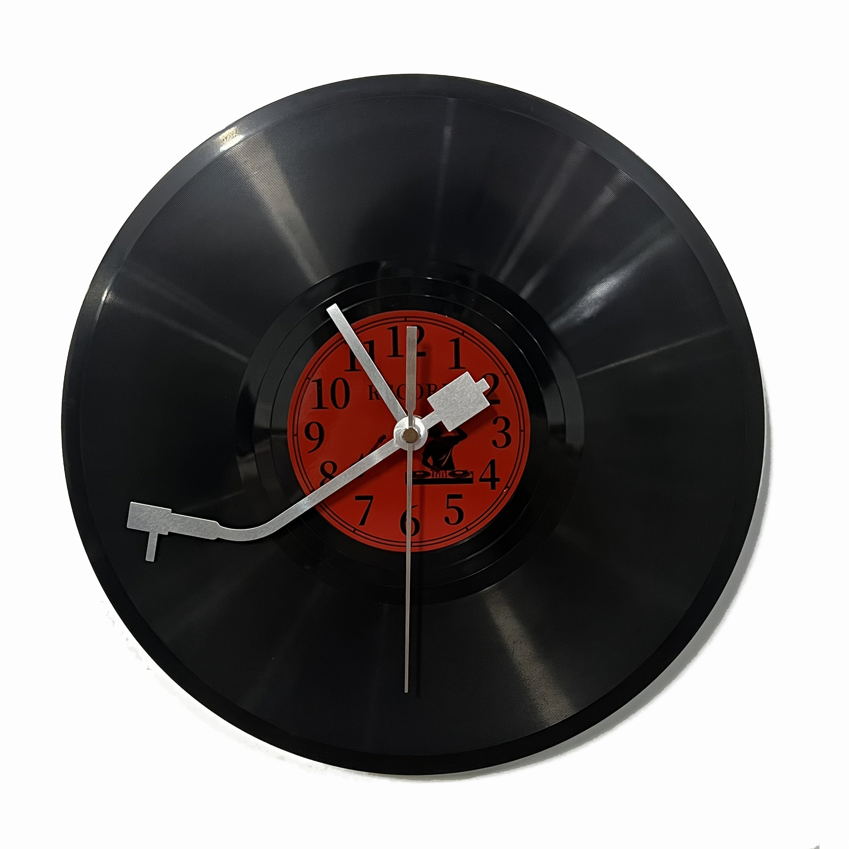 Classic Vinyl Record Wall Clock – Silent and Stylish Timepiece